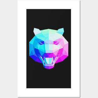 Low Poly Tiger Head (art1) Posters and Art